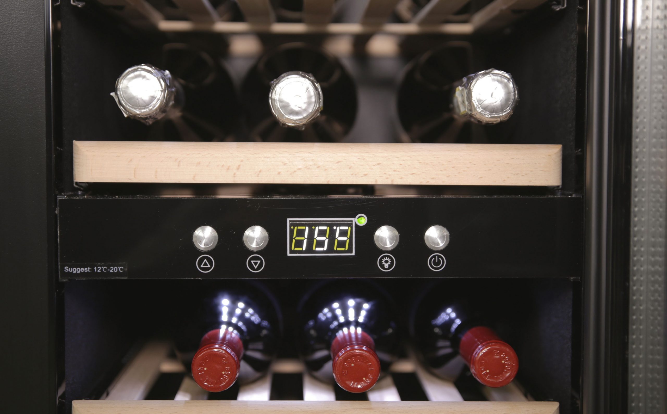 Double temperature Wine cooler 38 bottles