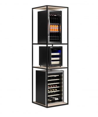 Custom shelving unit for large Wine Coolers