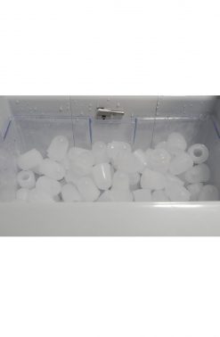 Professional ice maker with water supply and bullet shaped ice cubes 100 kg