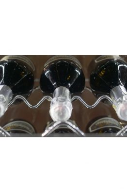 Refrigerated Wine Display 324 bottles, exposure on four sides, curved glass