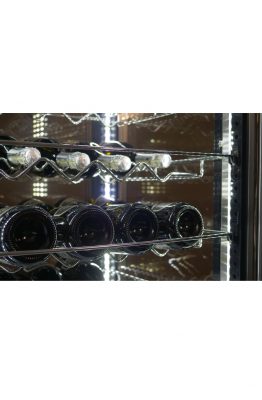 Refrigerated Wine Display 405 bottles, exposure on four sides, curved glass